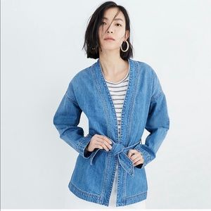 Madewell Denim wrap jacket